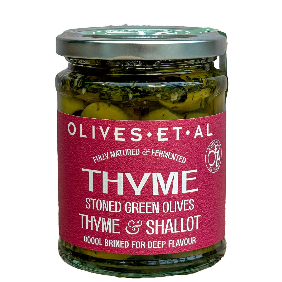 Thyme & Shallot Green Olives
