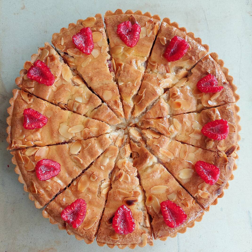 4 Slices of Raspberry Macaroon Tart (usually £4.20 each)