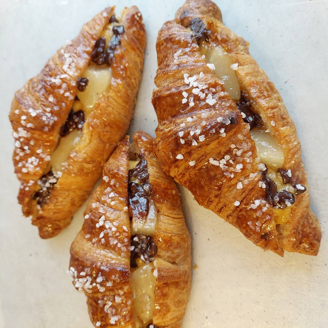 Pear, Chocolate & Vanilla Croissant