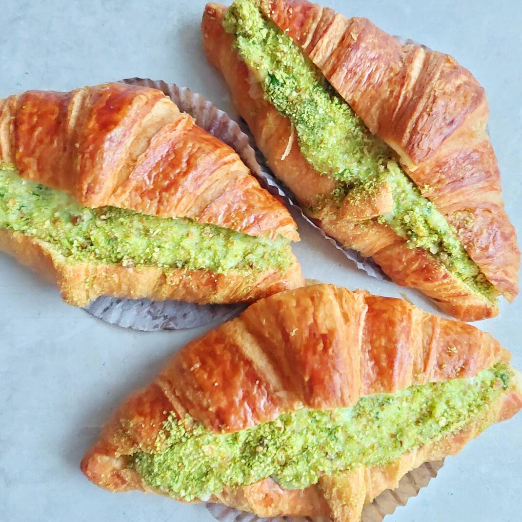 Mushroom & Pesto Croissant