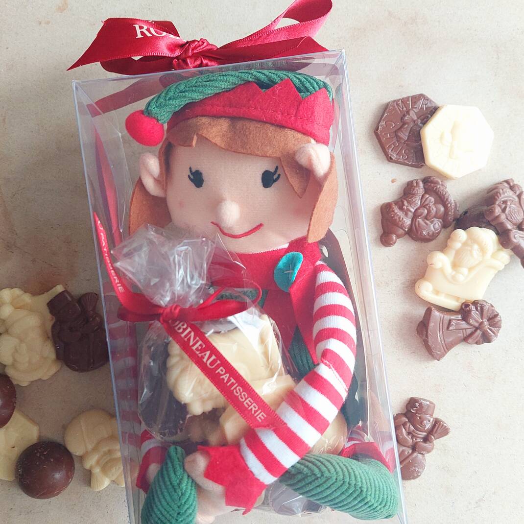 Girl Toy Elf & Chocolates