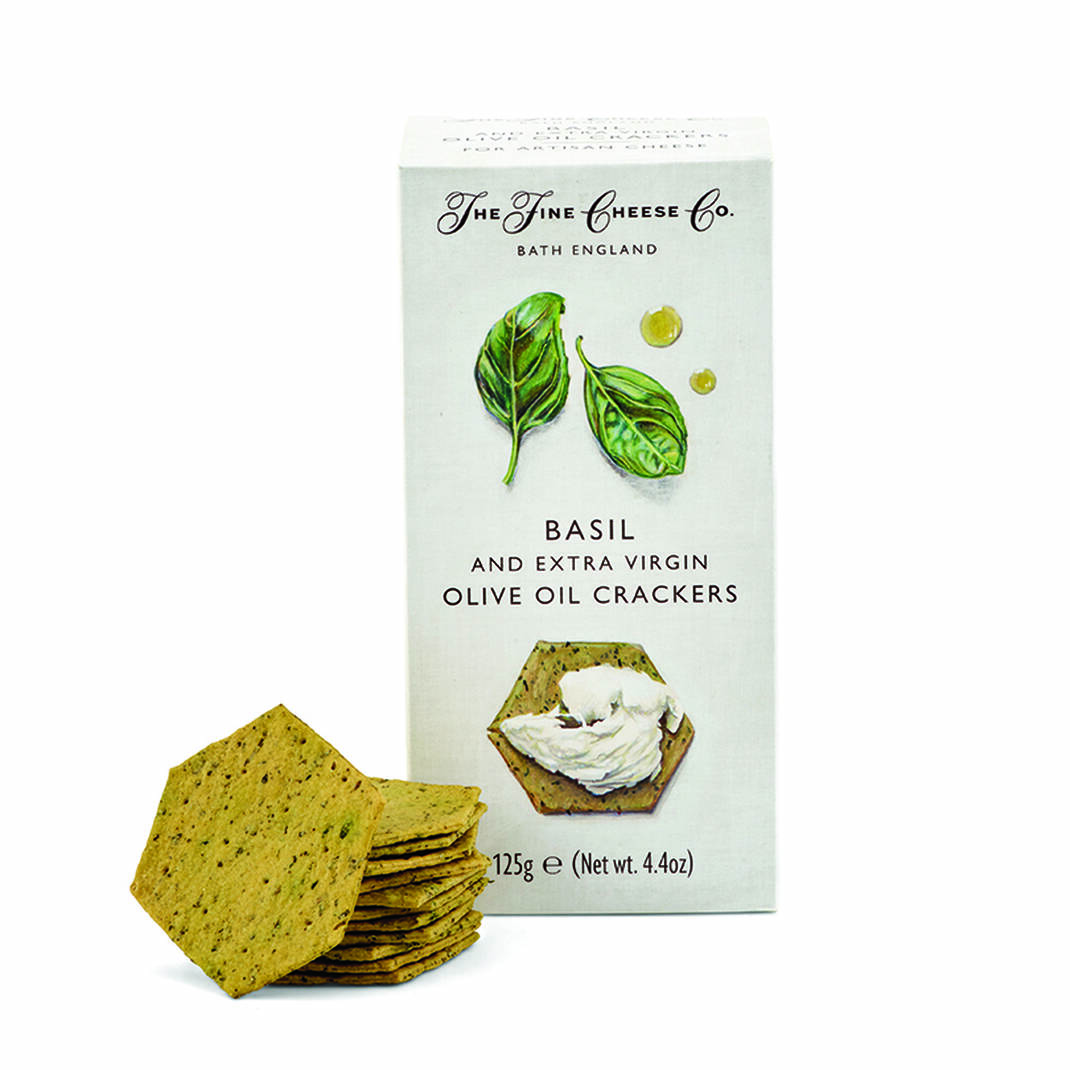 Basil & Extra Virgin Olive Oil Crackers